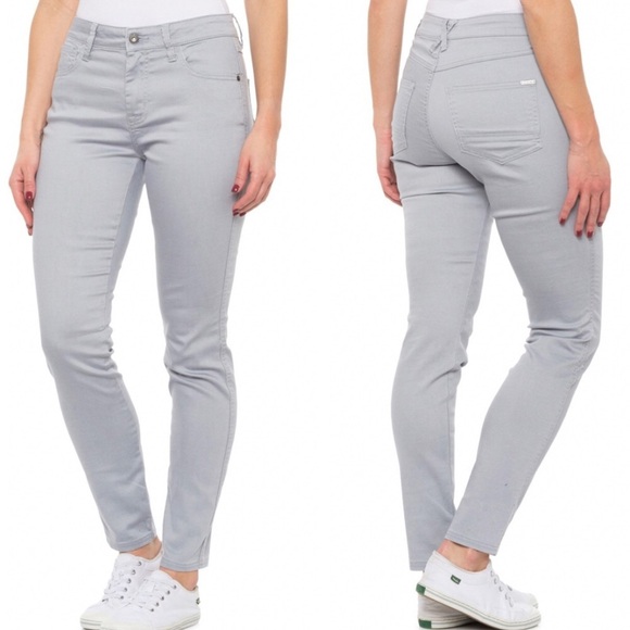 PRANA NWT ODAY JEANS STORM CLOUD GRAY STARIGHT SKINNY LEG FIT 0/25 - Picture 1 of 9